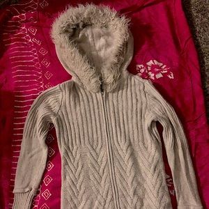 Cozy zip up sweater. Black label by Chico’s